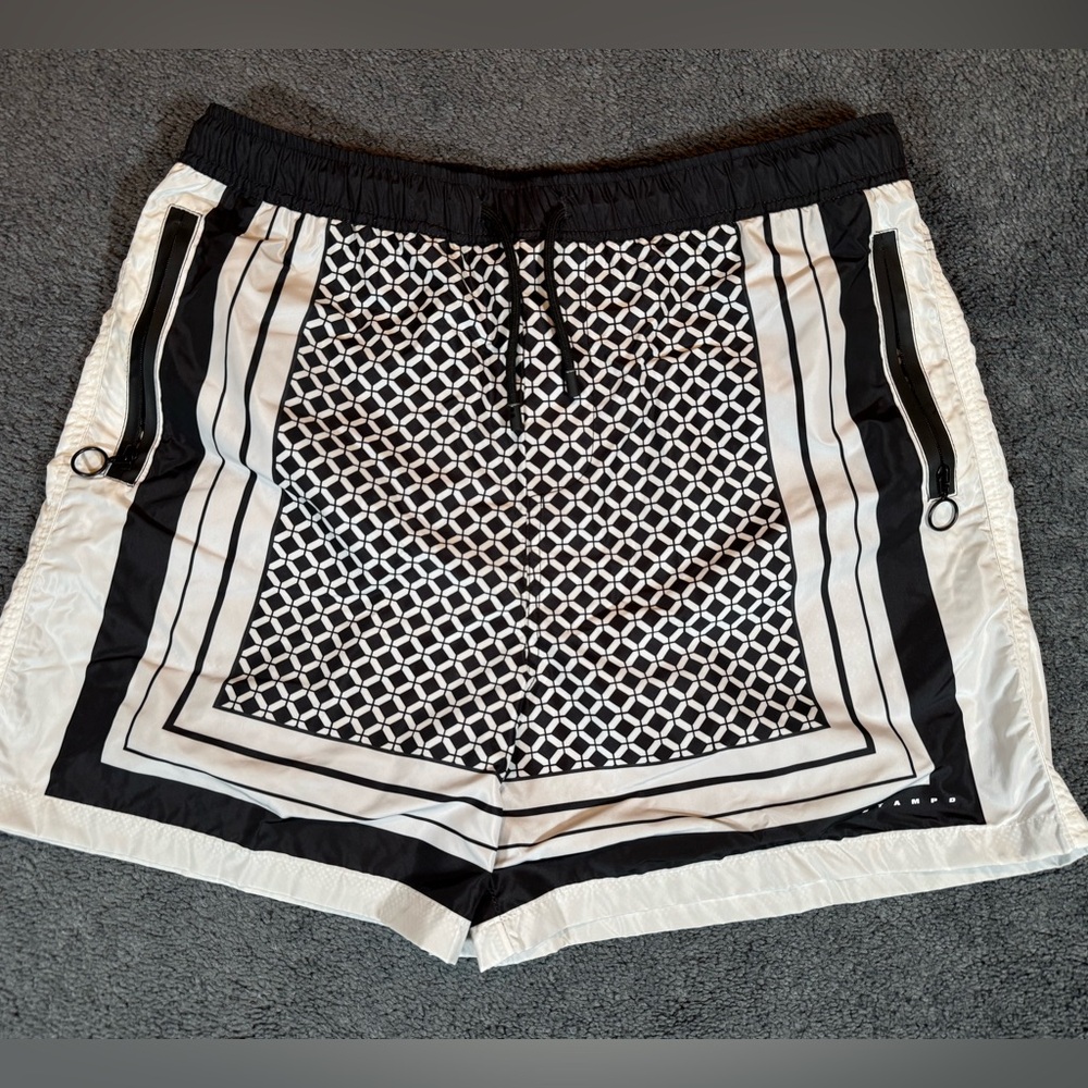 Stampd Geometric Print Bathing Suit